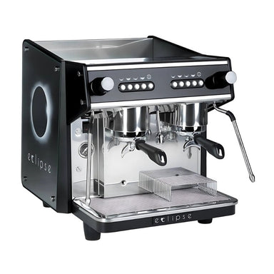 Crem eclipse two group compact commercial coffee machine diagonal view